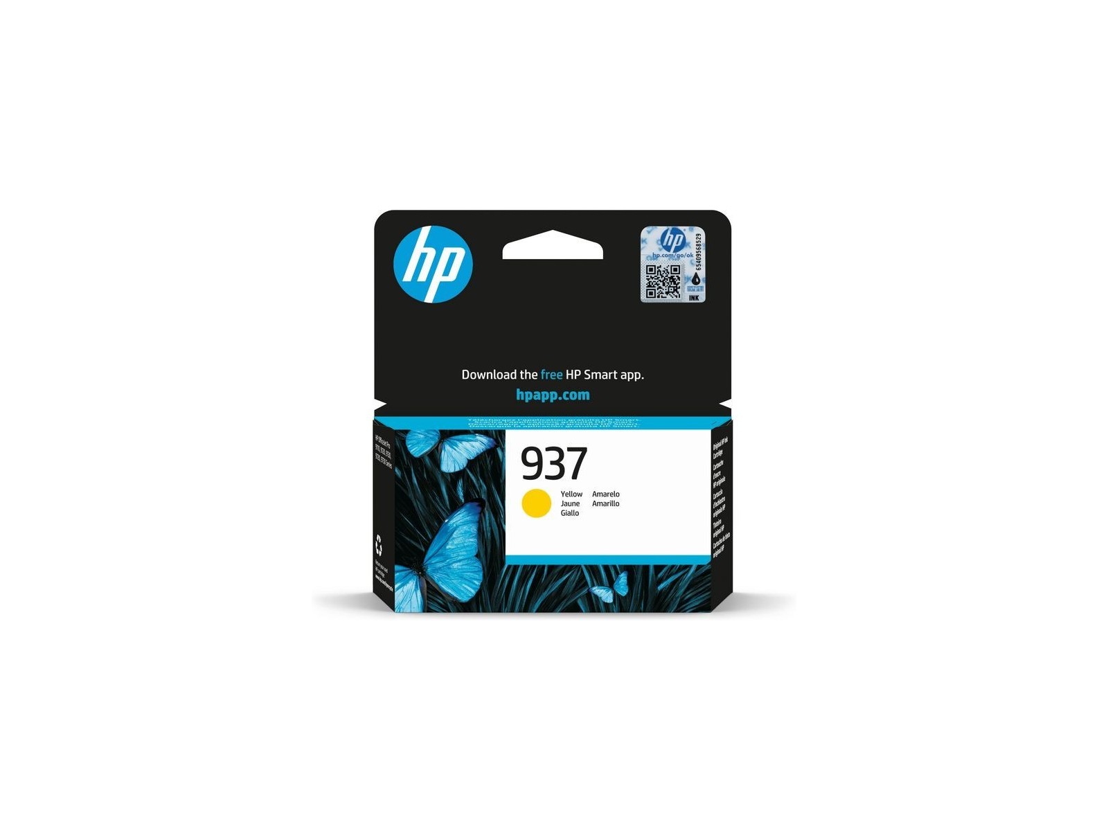 4S6W4NE HP 937 Yellow Original Ink Cartridge 4S6W4NE HP 937 Yellow Original Ink Cartridge