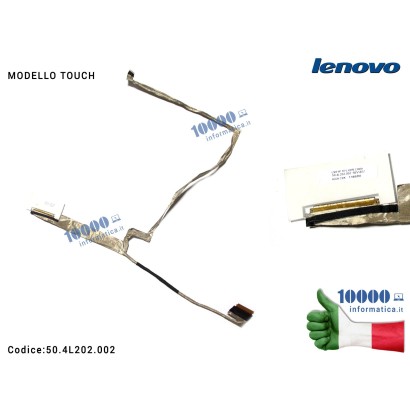 50.4L202.002 Cavo Flat LCD LENOVO IdeaPad S510P LS51P 50.4L202.002 [MODELLO TOUCH] 50.4L202.002