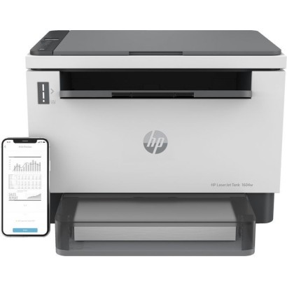 381L0AB19 HP Laserjet Tank Mfp 1604W Printer, Black And White, Printer For Business, Print, Copy, Scan, Scan To Email Scan To Pd