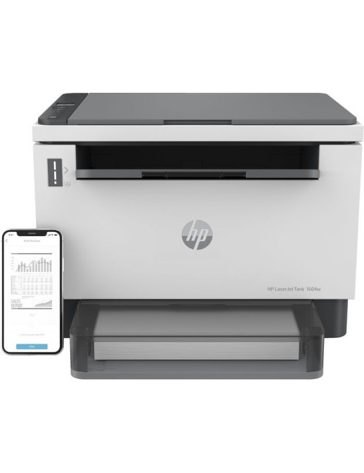 381L0AB19 HP Laserjet Tank Mfp 1604W Printer, Black And White, Printer For Business, Print, Copy, Scan, Scan To Email Scan To Pd
