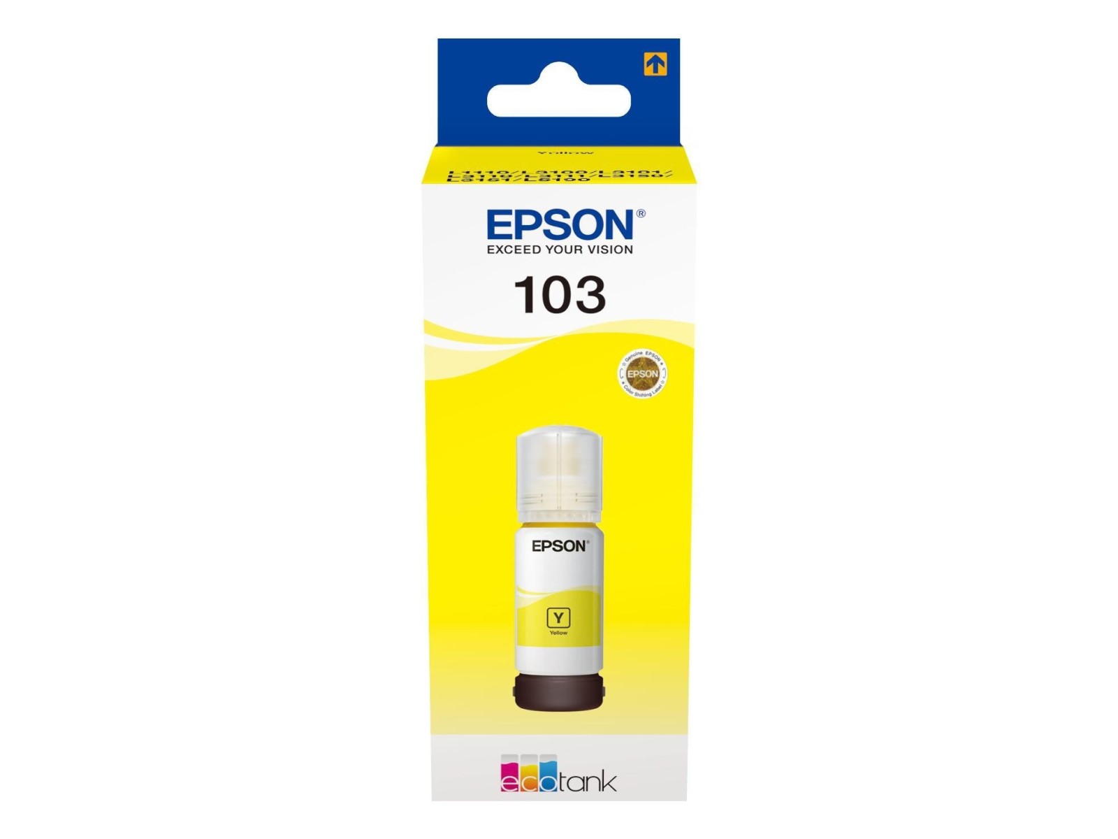 C13T00S44A Epson 103 Ink Cartridge 1 Pc(S) Original Yellow C13T00S44A Epson 103 Ink Cartridge 1 Pc(S) Original Yellow