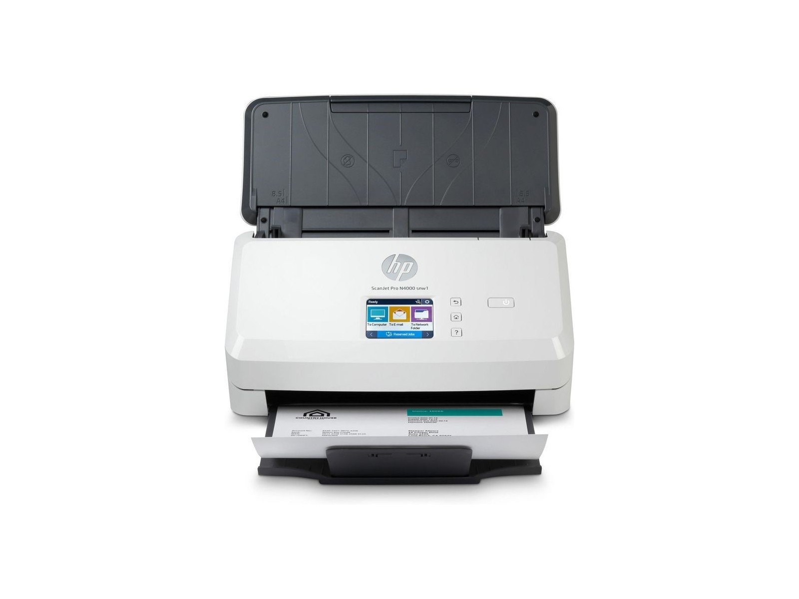 6FW08A HP Scanjet Pro N4000 Snw1 Sheet-Feed Scanner Sheet-Fed Scanner 600 X 600 Dpi A4 Black, White 6FW08A HP Scanjet Pro N4000 Snw1 Sheet-Feed Scanner Sheet-Fed Scanner 600 X 600 Dpi A4 Black, White