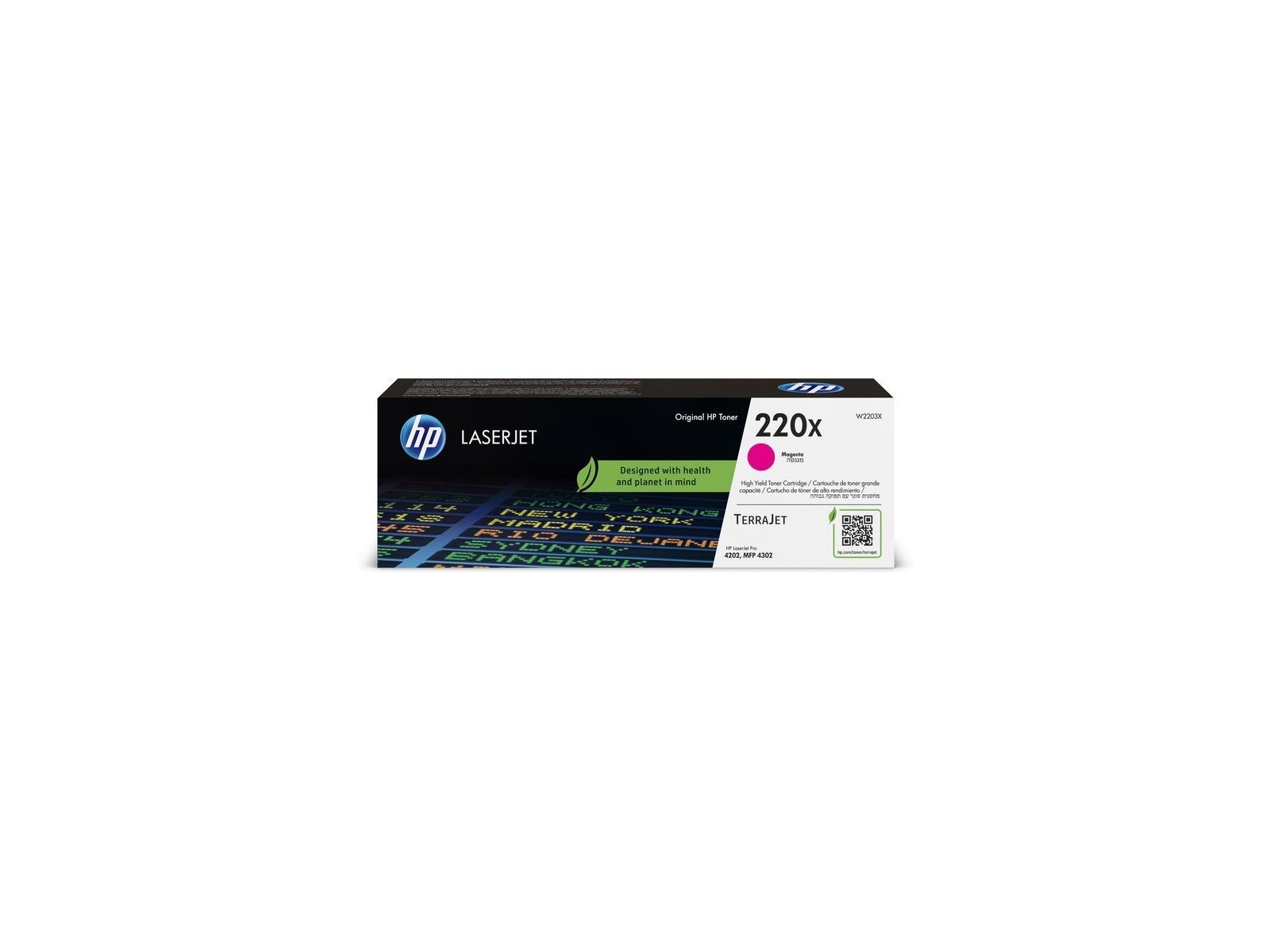 W2203X HP 220X Magenta Original Laserjet Toner Cartridge W2203X HP 220X Magenta Original Laserjet Toner Cartridge