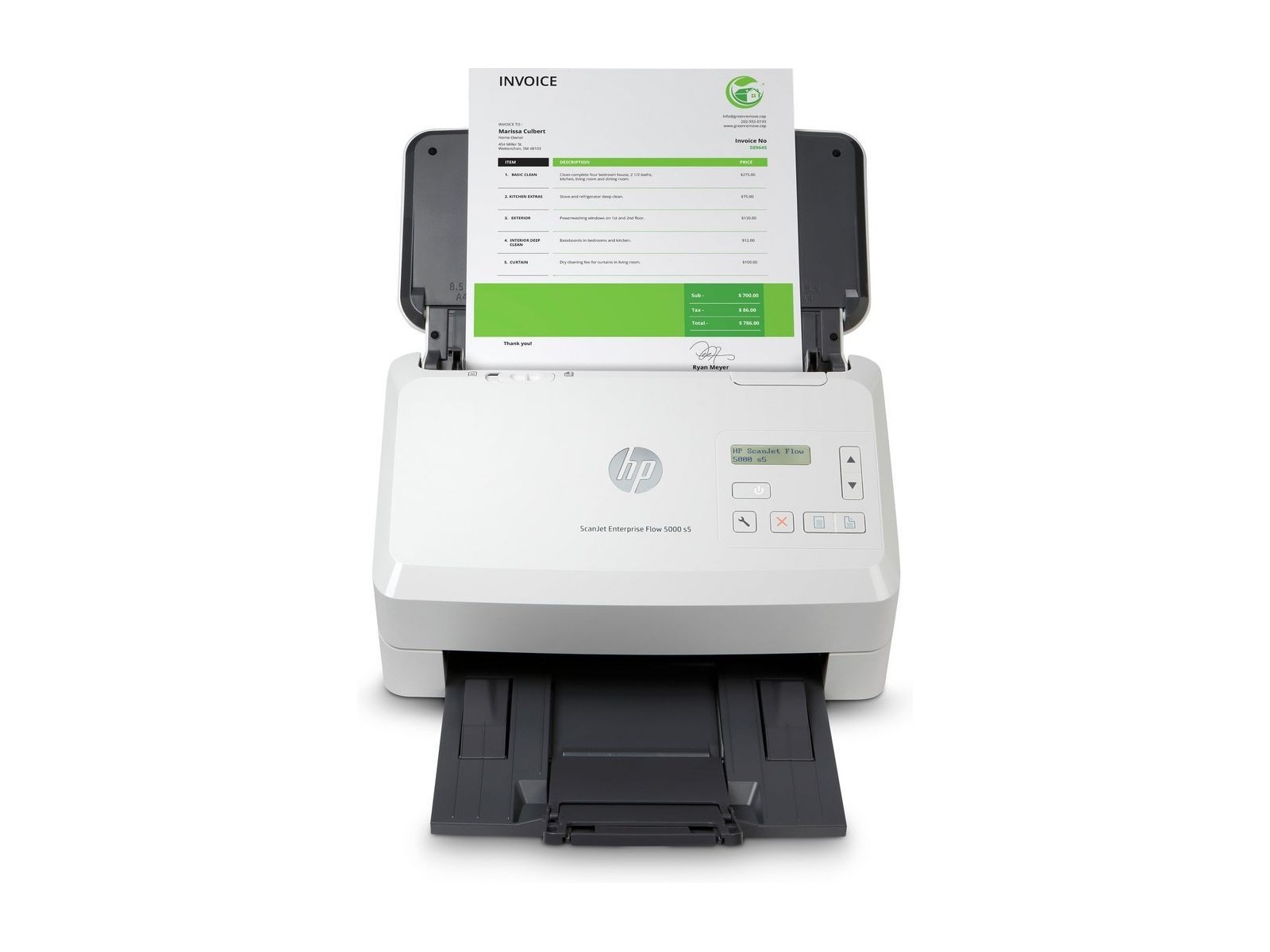 6FW09A HP Scanjet Enterprise Flow 5000 S5 Sheet-Fed Scanner 600 X 600 Dpi A4 White 6FW09A HP Scanjet Enterprise Flow 5000 S5 Sheet-Fed Scanner 600 X 600 Dpi A4 White