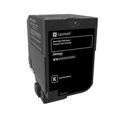 74C2HK0 Lexmark 20K Black Return Program Toner Cartridge (CS720, CS725) 825692