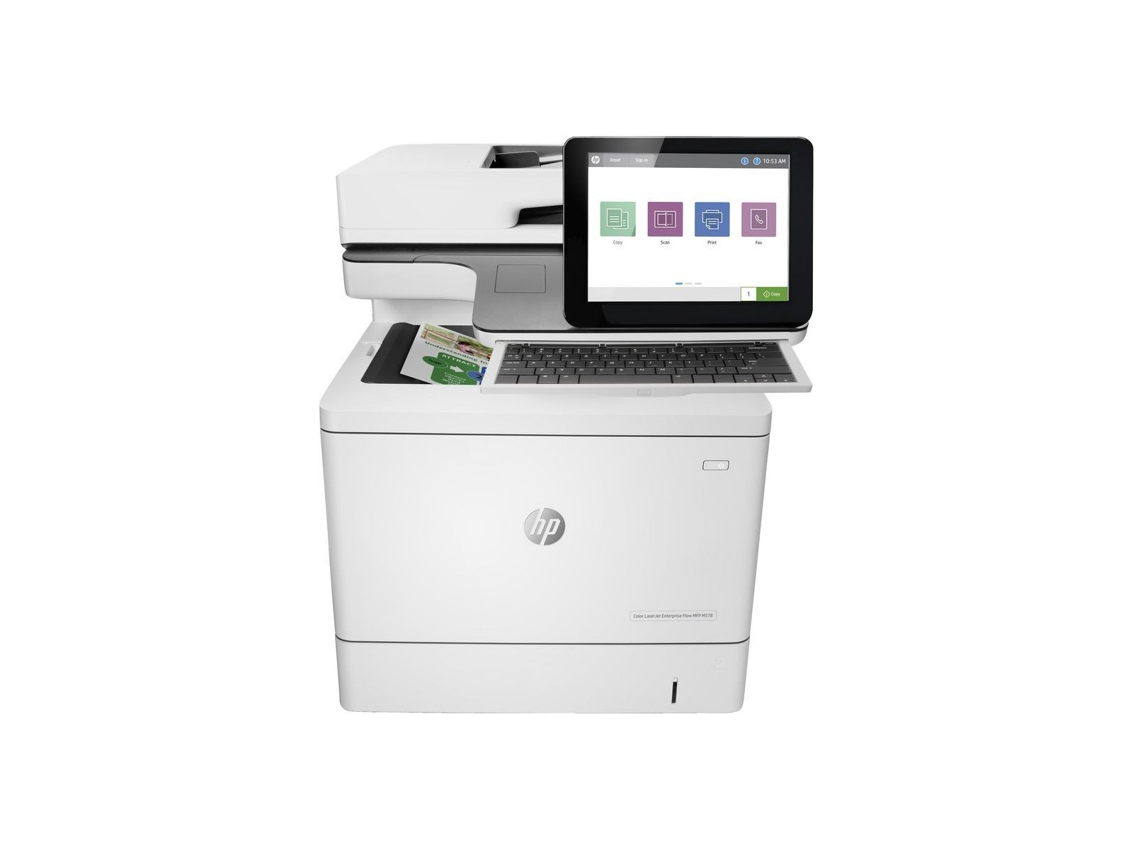 7ZU87AB19 HP Color LaserJet Enterprise Flow MFP M578c, Laser, 1200 x 1200dpi, 38ppm, A4, 1250MB, CGD, 8" 7ZU87AB19 HP Color LaserJet Enterprise Flow MFP M578c, Laser, 1200 x 1200dpi, 38ppm, A4, 1250MB, CGD, 8"