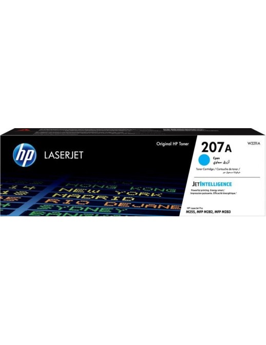 W2211A HP 207A Cyan Original LaserJet Toner Cartridge 821850