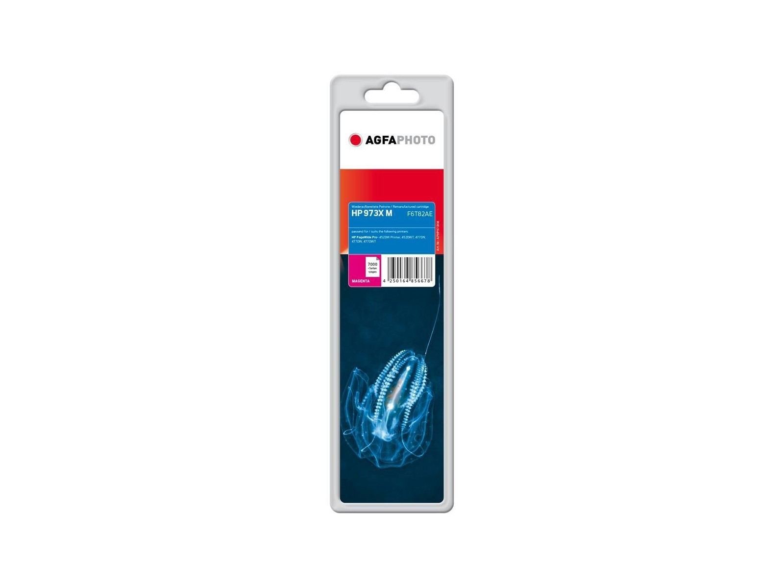 APHP973XM AgfaPhoto HP 973X, Magenta, 7000 pages F6T82AE APHP973XM AgfaPhoto HP 973X, Magenta, 7000 pages F6T82AE