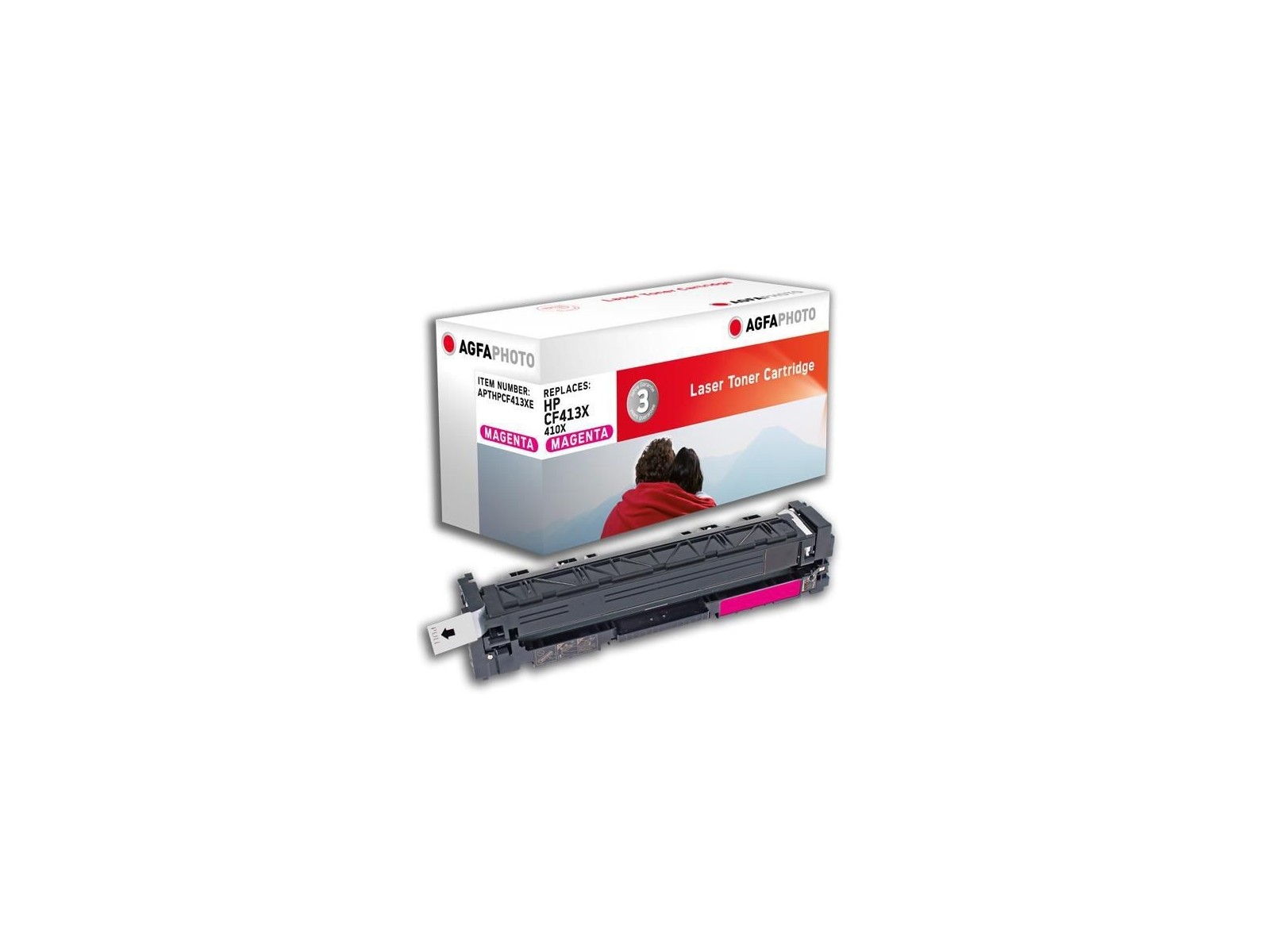 APTHPCF413XE AgfaPhoto Laser cartridge replacement for CF413X, Magenta CF413X APTHPCF413XE AgfaPhoto Laser cartridge replacement for CF413X, Magenta CF413X