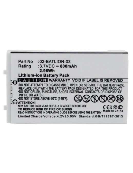 MBXPOS-BA0239 CoreParts Battery for Opticon Scanner 2.9Wh Li-ion 3.7V 800mAh White, OPL-7724, OPL-7734, OPL-9700, OPL-9712, OPL-