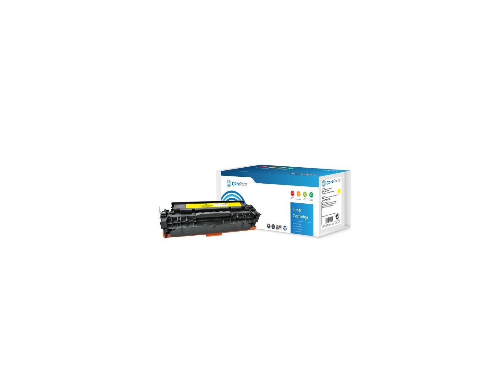 QI-HP1025Y CoreParts Toner Yellow CF412A Pages: 2.300 Nordic Swan HP Color LaserJet Pro M452 (410A) Series CF412A QI-HP1025Y CoreParts Toner Yellow CF412A Pages: 2.300 Nordic Swan HP Color LaserJet Pro M452 (410A) Series CF412A