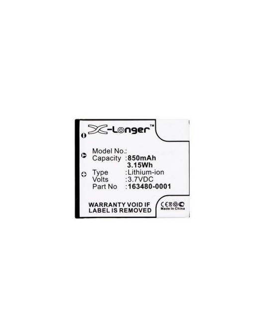 MBXPOS-BA0116 CoreParts Battery for Honeywell & LXE Scanner 3Wh Li-ion 3.7V 850mAh Black, 8650, 8670, Voyager 1602G, Bluetooth R