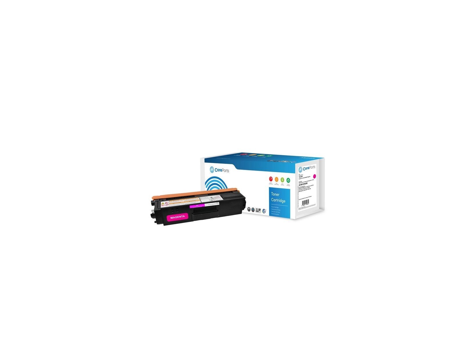 QI-BR1005ZM CoreParts Toner Magenta TN325M Pages: 3.500 Brother HL-4140/4150/4570 High Yield Series TN325M, APTBTN325ME, TN-325M QI-BR1005ZM CoreParts Toner Magenta TN325M Pages: 3.500 Brother HL-4140/4150/4570 High Yield Series TN325M, APTBTN325ME, TN-325M