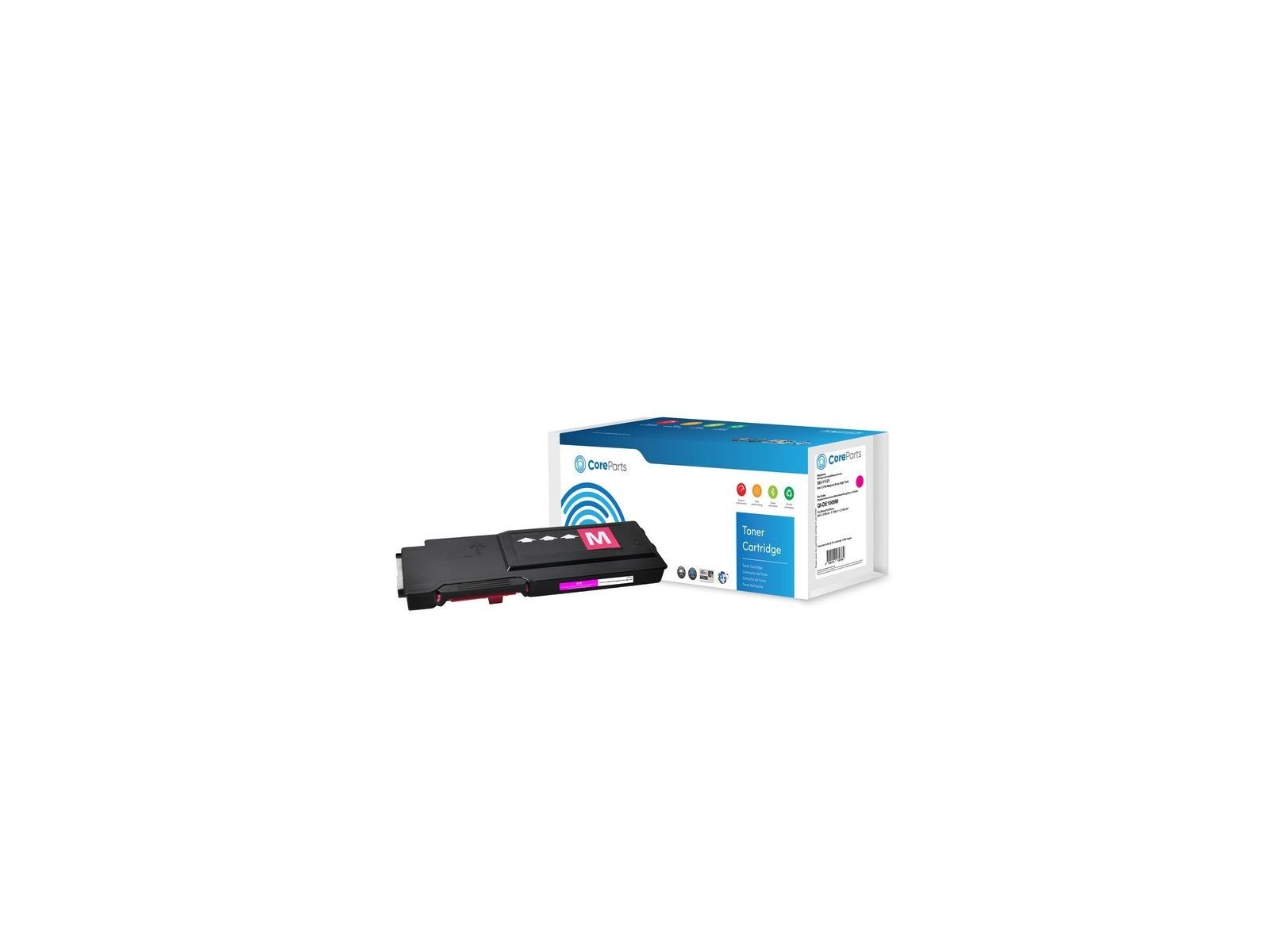 QI-DE1009M CoreParts Toner Magenta 593-11121 Pages: 9.000 Dell C3760 Extra High Yield Series 593-11121, APTD59311121E QI-DE1009M CoreParts Toner Magenta 593-11121 Pages: 9.000 Dell C3760 Extra High Yield Series 593-11121, APTD59311121E