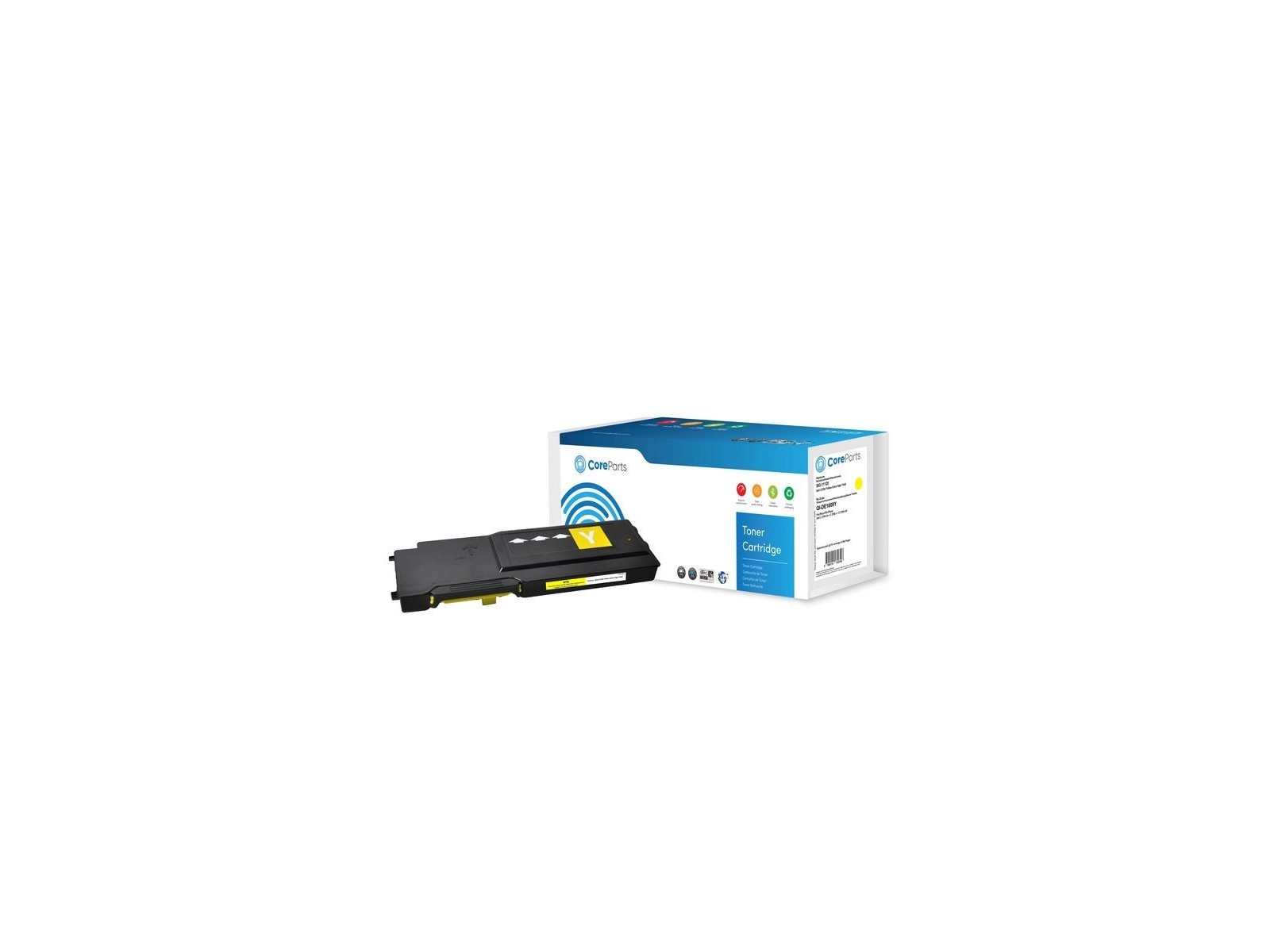 QI-DE1009Y CoreParts Toner Yellow 593-11120 Pages: 9.000 Dell C3760 Extra High Yield Series 593-11120, APTD59311120E QI-DE1009Y CoreParts Toner Yellow 593-11120 Pages: 9.000 Dell C3760 Extra High Yield Series 593-11120, APTD59311120E
