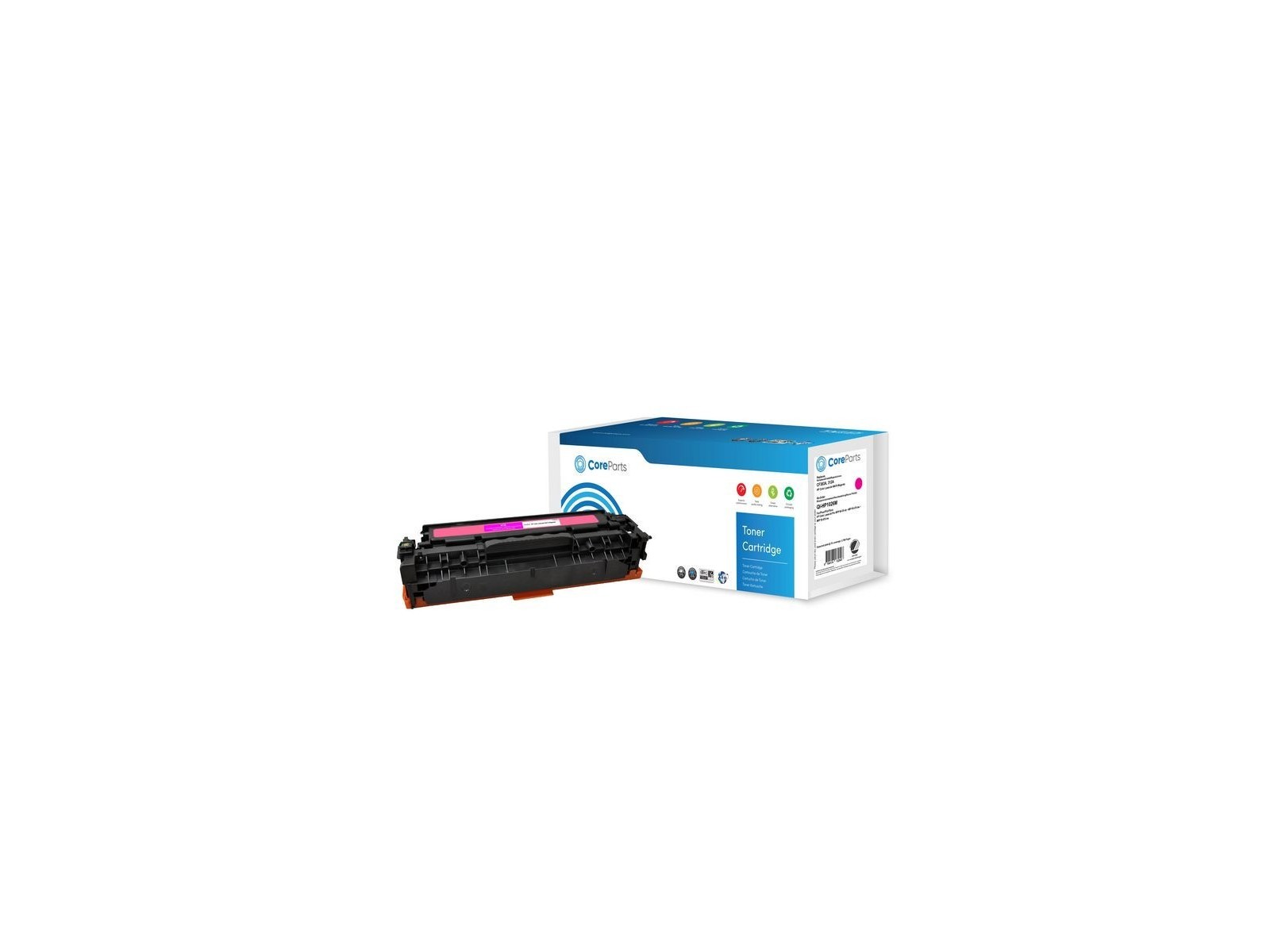 QI-HP1026M CoreParts Toner Magenta CF383A Pages: 2.700, Nordic Swan HP Color LaserJet M476 (312A) Series CF383A, APTHPCF383AE QI-HP1026M CoreParts Toner Magenta CF383A Pages: 2.700, Nordic Swan HP Color LaserJet M476 (312A) Series CF383A, APTHPCF383AE