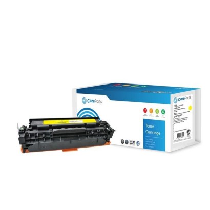 QI-HP1025ZY CoreParts Toner Yellow CF412X Pages: 5.000 Nordic Swan HP Color LaserJet Pro M452 (410X) High Yield Series CF412X