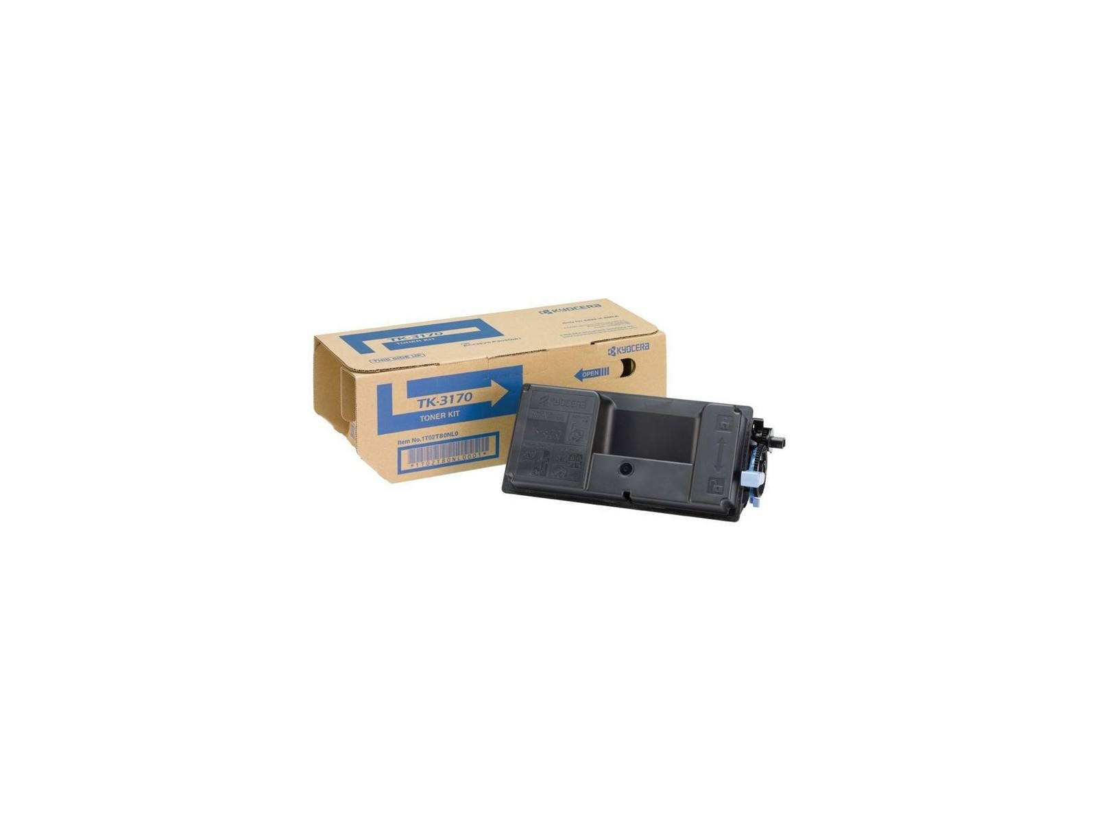 TK-3170 Kyocera Toner, Black, 15500 p, f/ ECOSYS, P3050dn, P3055dn, P3060dn TK-3170 Kyocera Toner, Black, 15500 p, f/ ECOSYS, P3050dn, P3055dn, P3060dn