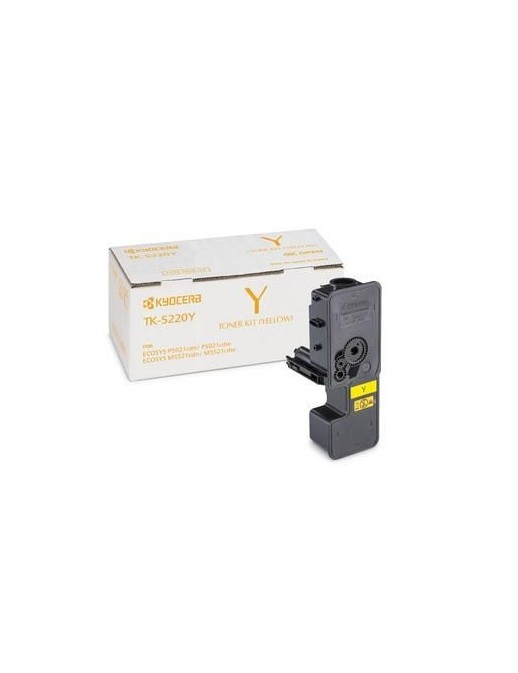 TK-5220Y Kyocera Toner-Kit, Yellow, 1200 Pages