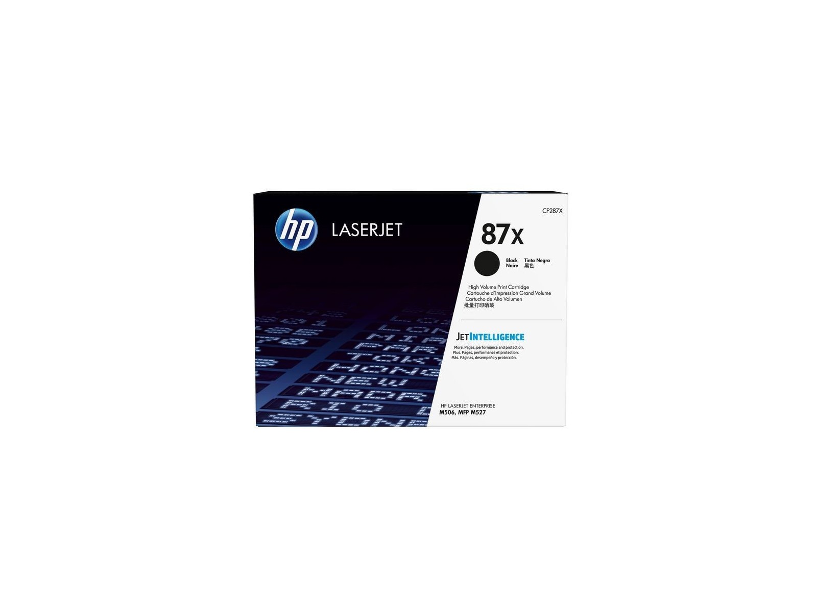 CF287X HP 87X High Yield Black Original LaserJet Toner Cartridge 762215 CF287X HP 87X High Yield Black Original LaserJet Toner Cartridge 762215