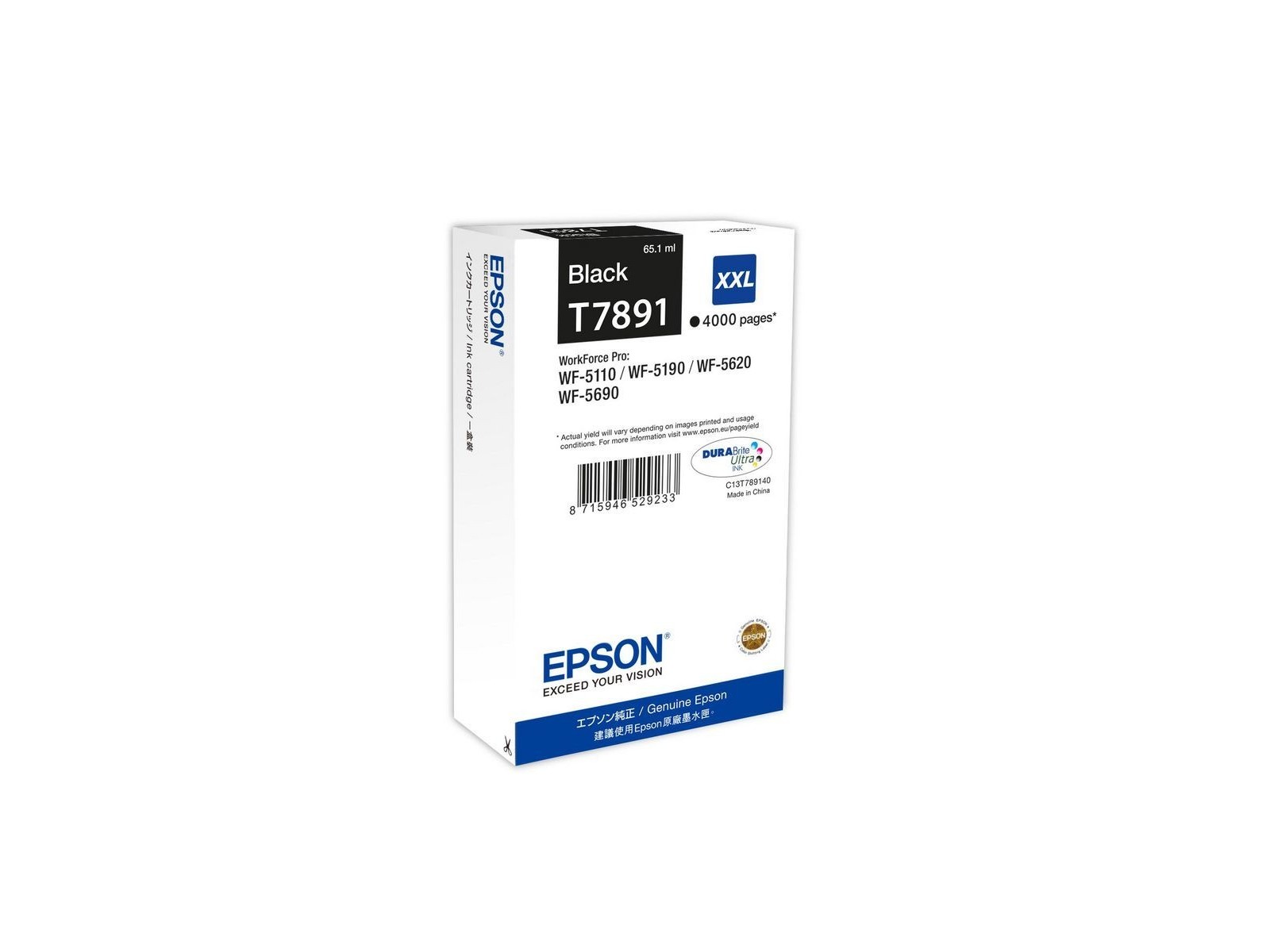 C13T789140 Epson Ink Cartridge XXL Black EPST789140 C13T789140 Epson Ink Cartridge XXL Black EPST789140