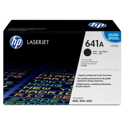 C9720-67901 HP 641A Black Original LaserJet Toner Cartridge C9720A