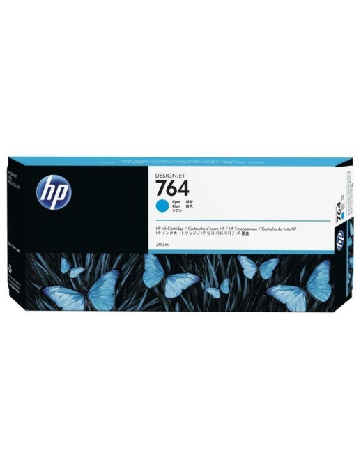C1Q13A HP HP 764 300-ml Cyan DesignJet Ink Cartridge