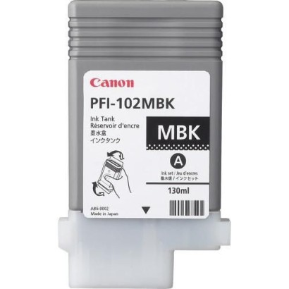 0894B001 Canon 130 ml, matte black, imagePROGRAF iPF500/iPF510/iPF600 0894B001AA, PFI-102, 102MBK
