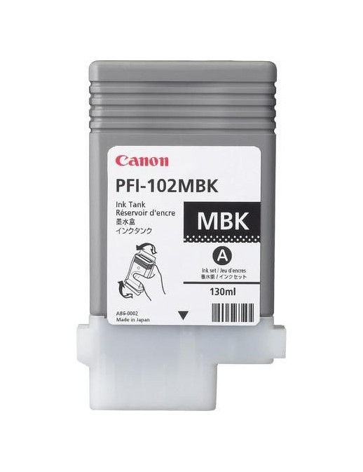 0894B001 Canon 130 ml, matte black, imagePROGRAF iPF500/iPF510/iPF600 0894B001AA, PFI-102, 102MBK