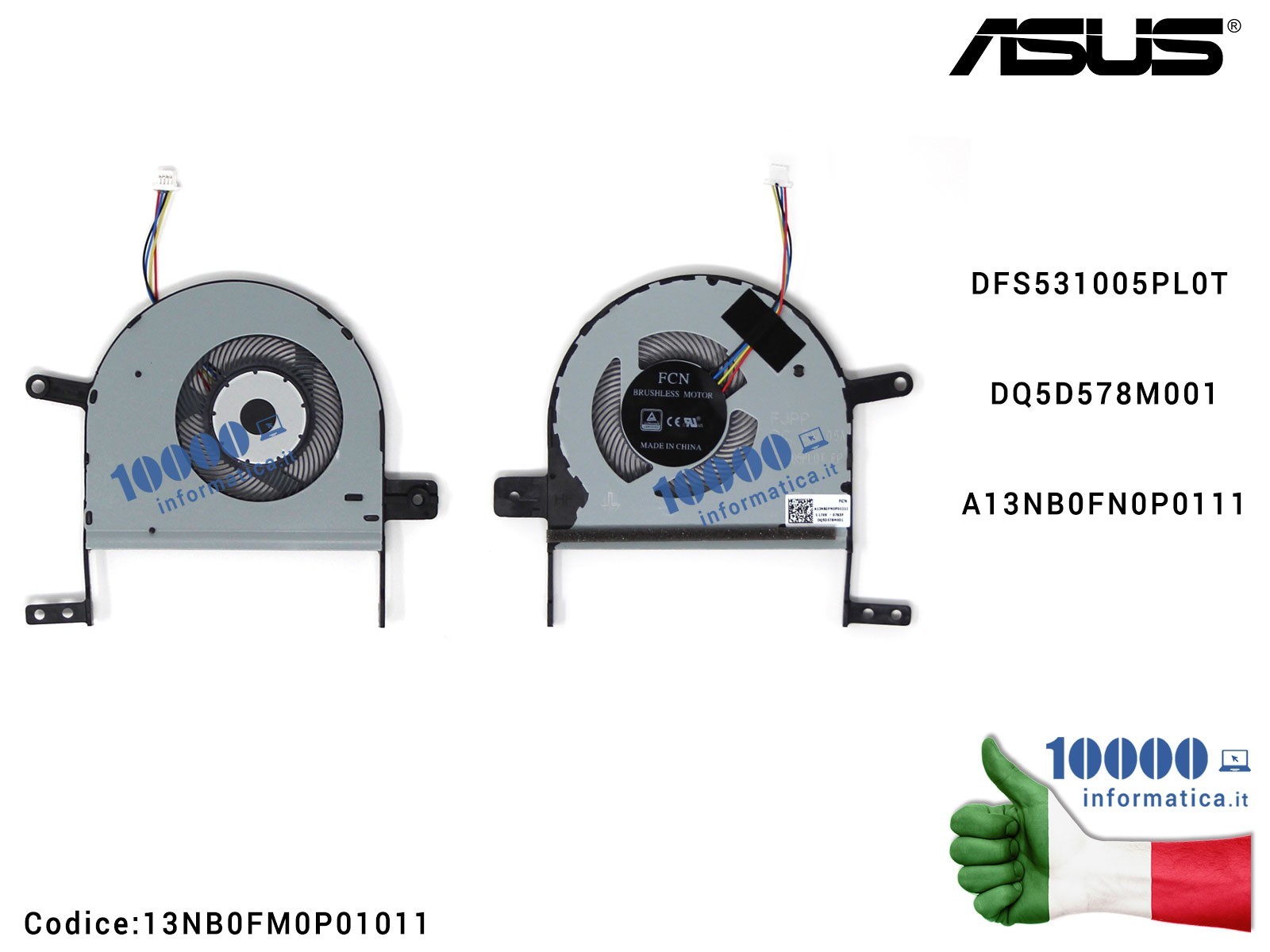 13NB0FM0P01011 Ventola Fan CPU ASUS S510 X510 X510U X510UA X510UN X510UQ X510UR DQ5D578M001A Ventola Fan CPU ASUS S510 X510 S... 13NB0FM0P01011 Ventola Fan CPU ASUS S510 X510 X510U X510UA X510UN X510UQ X510UR DQ5D578M001A Ventola Fan CPU ASUS S510 X510 S...