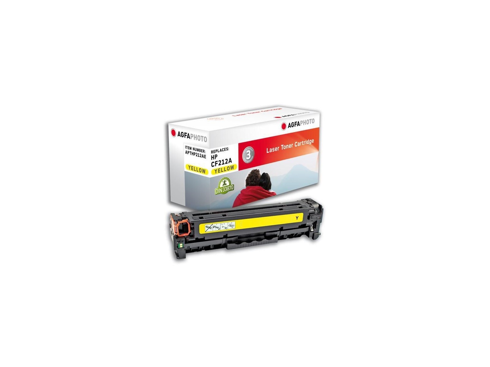 APTHP212AE AgfaPhoto Toner HP CF212A, 1800 CF212A, 131A, APTHP212AE APTHP212AE AgfaPhoto Toner HP CF212A, 1800 CF212A, 131A, APTHP212AE
