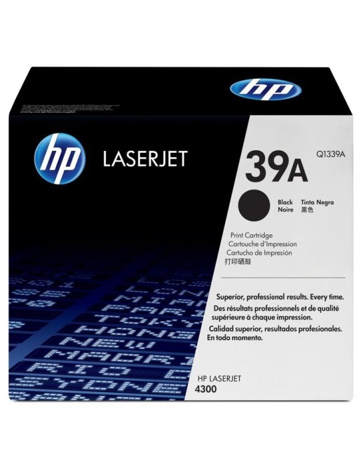 Q1339A HP 39A Black Original LaserJet Toner Cartridge HPQ1339A