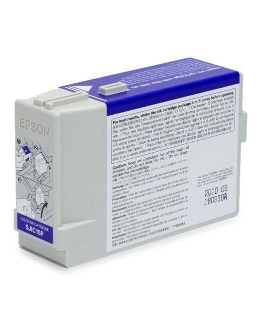 C33S020464 Epson SJIC15P(CMY): Ink cartridge for ColorWorks C3400 and TM-C610 (CMY)