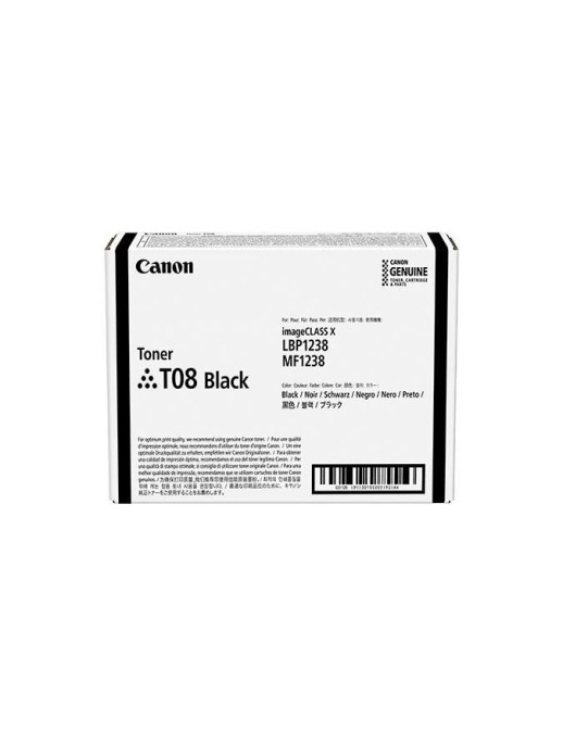 3010C006 Canon Toner T08 Black Toner Cartridge 1 Pc(S) Original