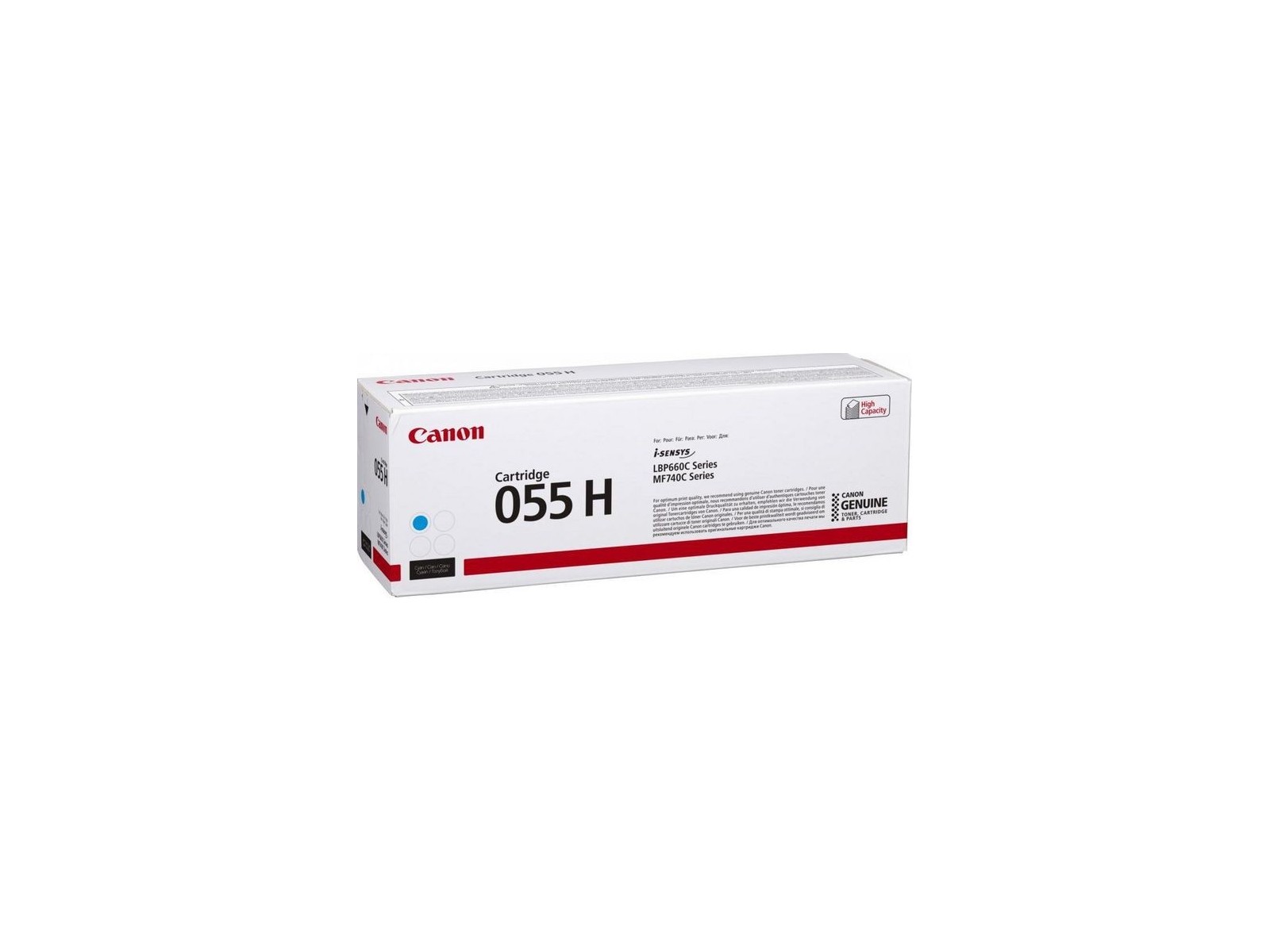 3019C002 Canon Toner 055 Cyan H 3019C002 Canon Toner 055 Cyan H