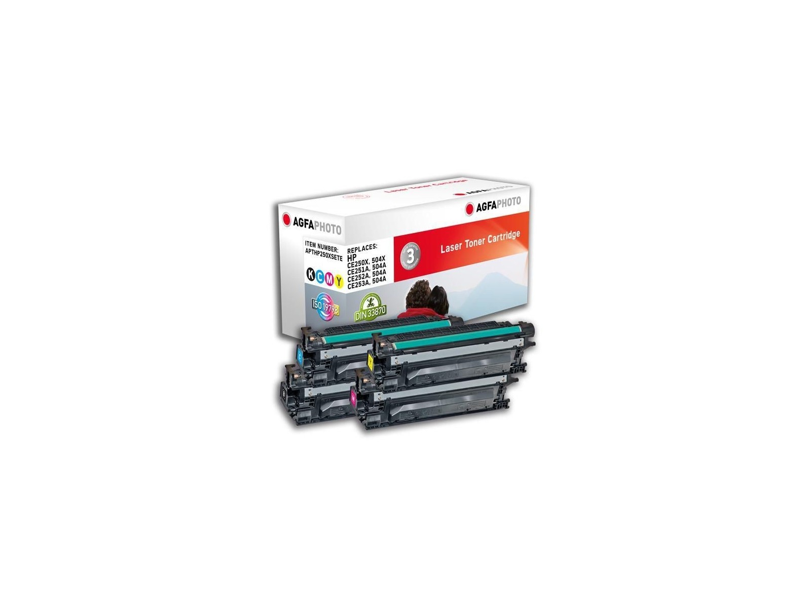 APTHP250XSETE AgfaPhoto 3x 8500, 10500 page yield, f/HP, BK/C/M/Y APTHP250XSETE AgfaPhoto 3x 8500, 10500 page yield, f/HP, BK/C/M/Y