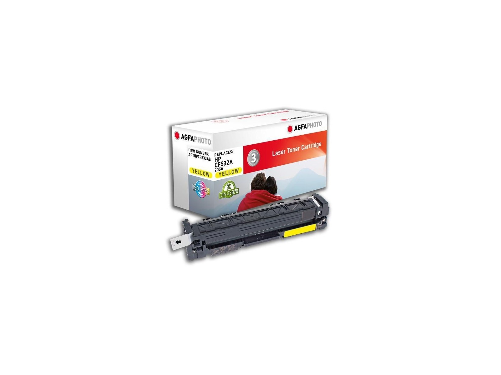APTHPCF532AE AgfaPhoto Toner Cartridge for HP Color LaserJet Pro MFP M180, 900 pages, Yellow APTHPCF532AE AgfaPhoto Toner Cartridge for HP Color LaserJet Pro MFP M180, 900 pages, Yellow