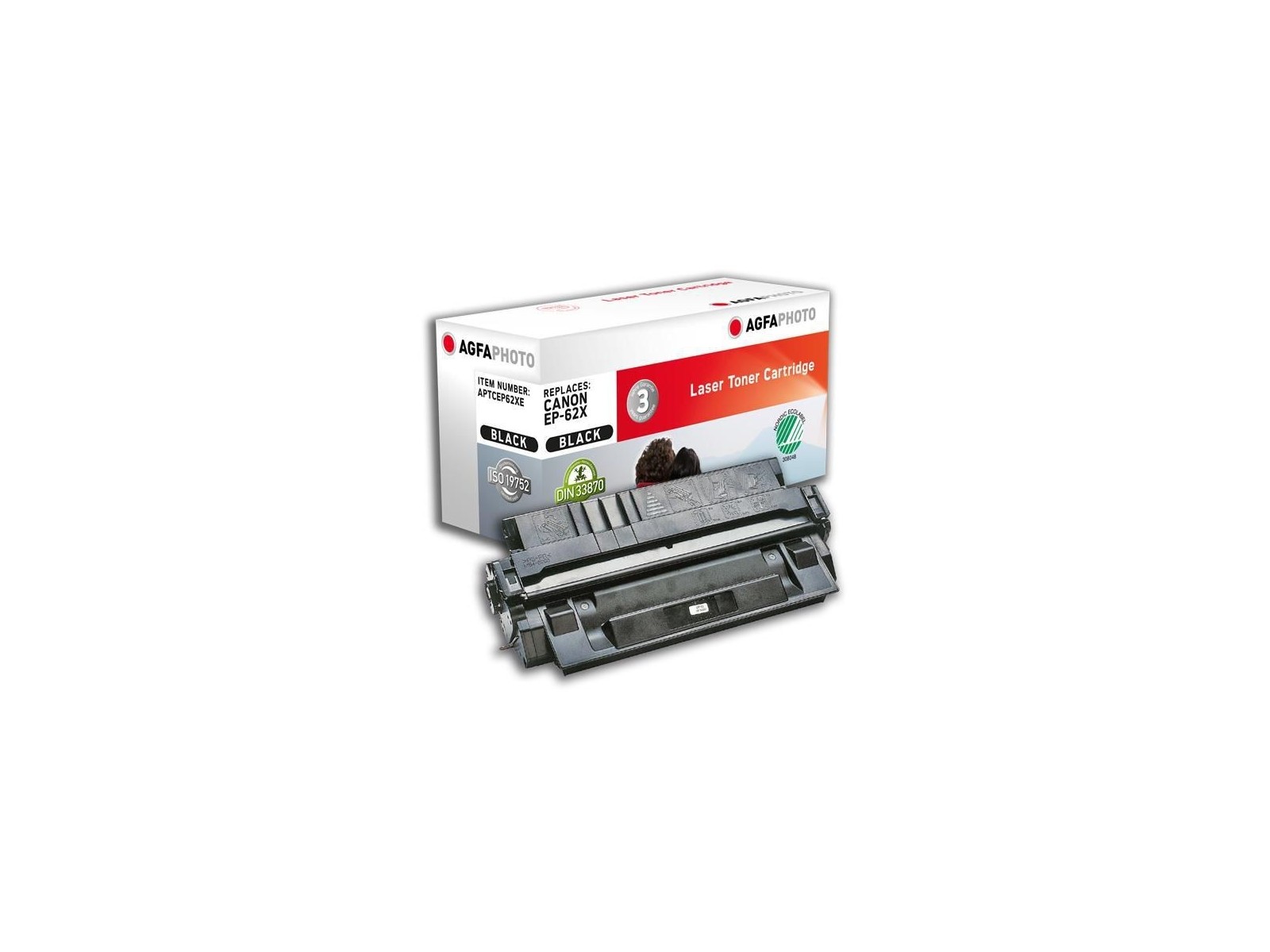 APTCEP62XE AgfaPhoto 10000 page yield, f/Canon, Black APTCEP62XE AgfaPhoto 10000 page yield, f/Canon, Black