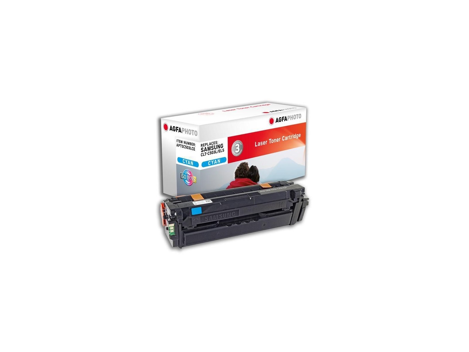 APTSC503LCE AgfaPhoto 5000 page yield, f/Samsung, cyan APTSC503LCE AgfaPhoto 5000 page yield, f/Samsung, cyan