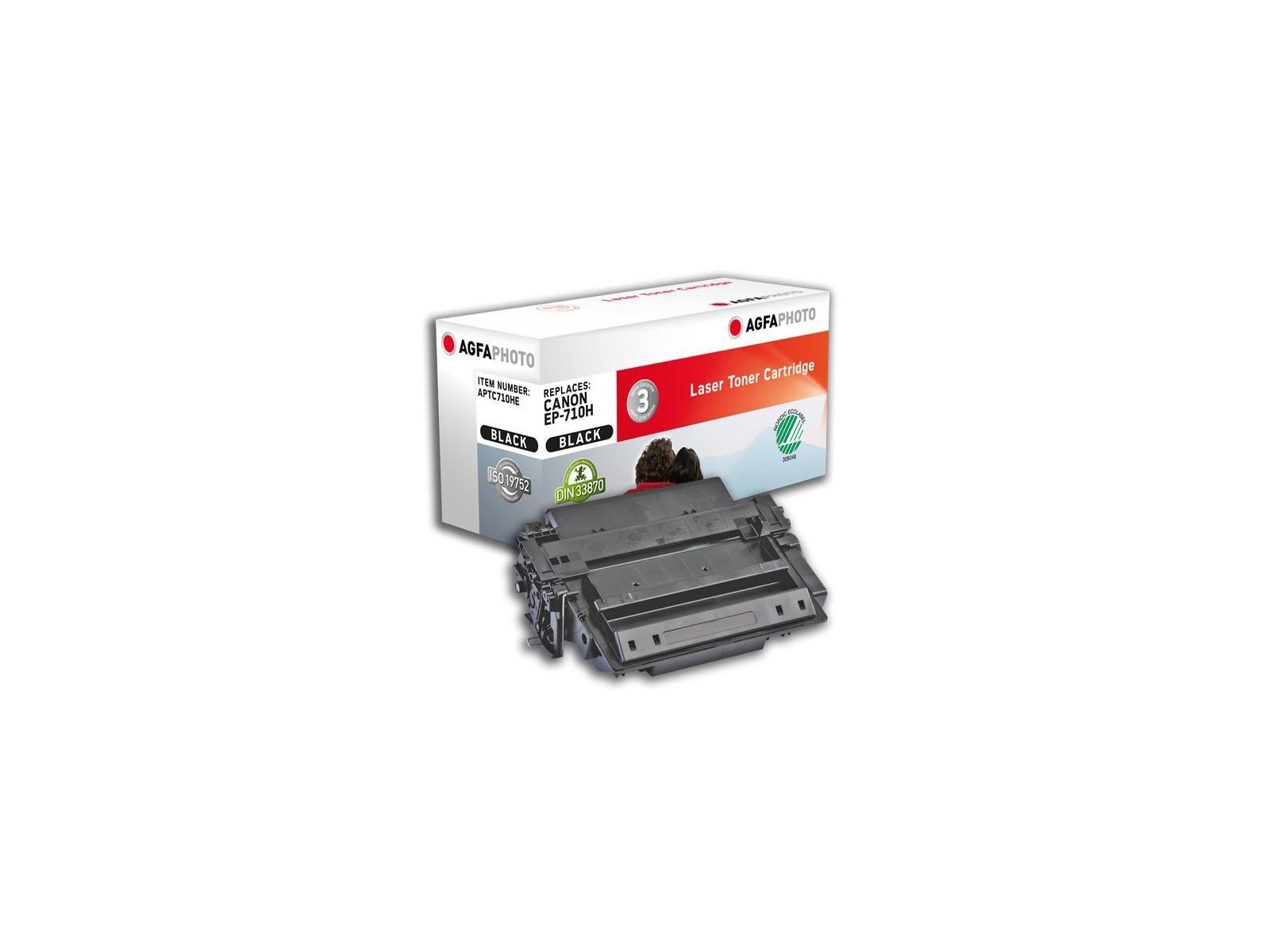 APTC710HE AgfaPhoto 12000 page yield, f/Canon, Black APTC710HE AgfaPhoto 12000 page yield, f/Canon, Black