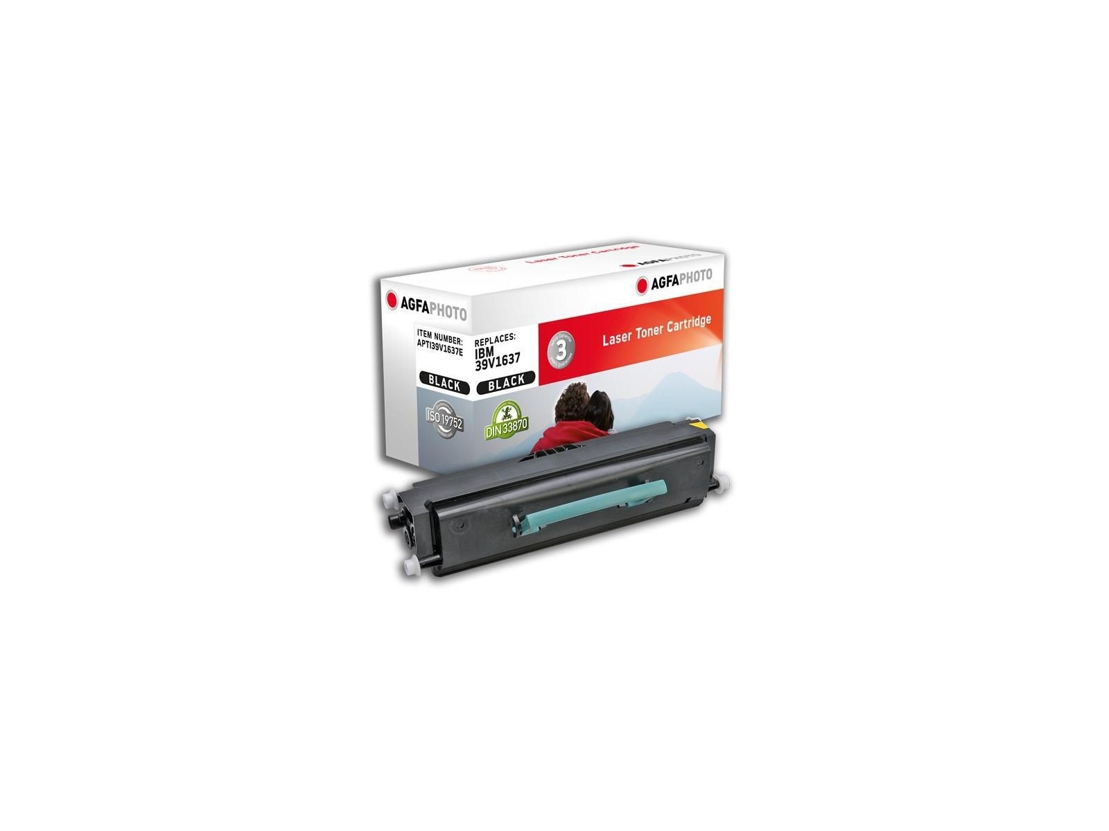 APTI39V1637E AgfaPhoto 3500 page yield, f/IBM, Black APTI39V1637E AgfaPhoto 3500 page yield, f/IBM, Black