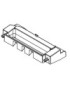 302H709040 Kyocera Cassette Handle for Kyocera PF-720 / PF-720(B) / PF-760 / PF-760(B) / DF-780 / DF-780(B)