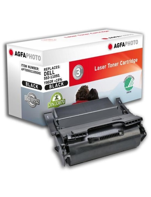 APTD59311050XE AgfaPhoto 25000 page yield, f/Dell, Black