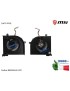 BS5005HS-U2F1 Ventola di Raffreddamento Fan CPU MSI Stealth Thin GS65 GS65VR P65 MS-16Q2 MS-16Q1 MS-16Q3 Stealth Pro GS63VR G...
