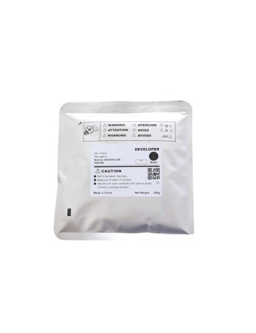 MSP171015 CoreParts Black Developer 600K KONICA MINOLTA Bizhub 308/368brBizhub C258/308/368brBizhub C458/558/658