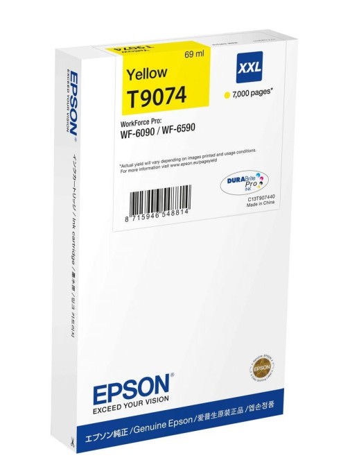 C13T90744N Epson Wf-6Xxx Ink Cartridge Yellow Xxl