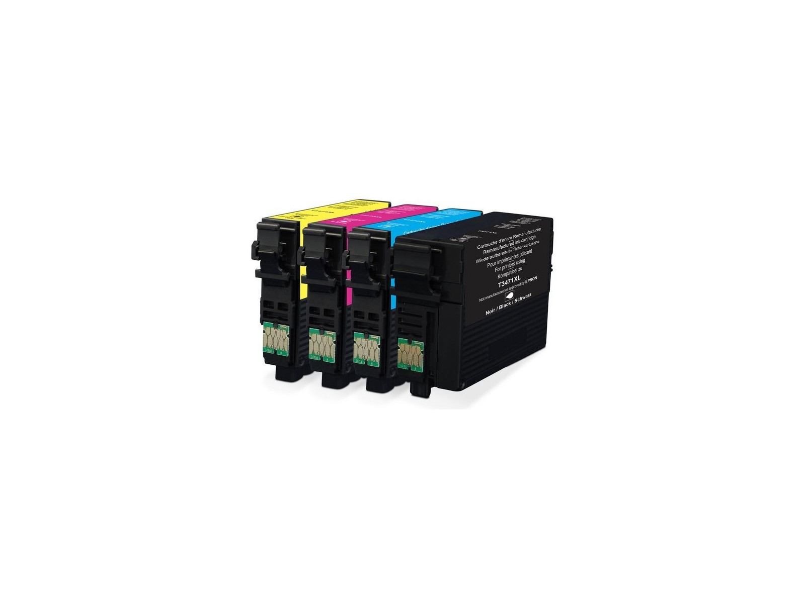 QI-EP2082BCMY CoreParts Toner Black, Cyan, Magenta, Yellow Multipack for EPSON suitable for PACK 4 REMAN.FOR EPS.34XL BBCMY EPSO QI-EP2082BCMY CoreParts Toner Black, Cyan, Magenta, Yellow Multipack for EPSON suitable for PACK 4 REMAN.FOR EPS.34XL BBCMY EPSO