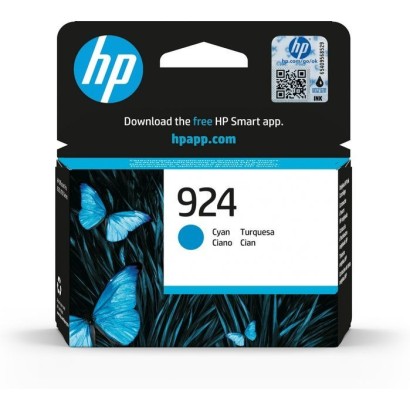 4K0U3NE HP 924 Cyan Original Ink Cartridge