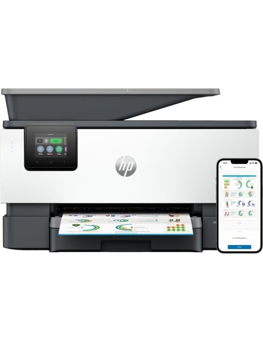 4V2N0B629 HP OfficeJet Pro 9120b All-in-One Printer, Color, Printer for Home and home office, Print, copy, scan, fax, Wireless T