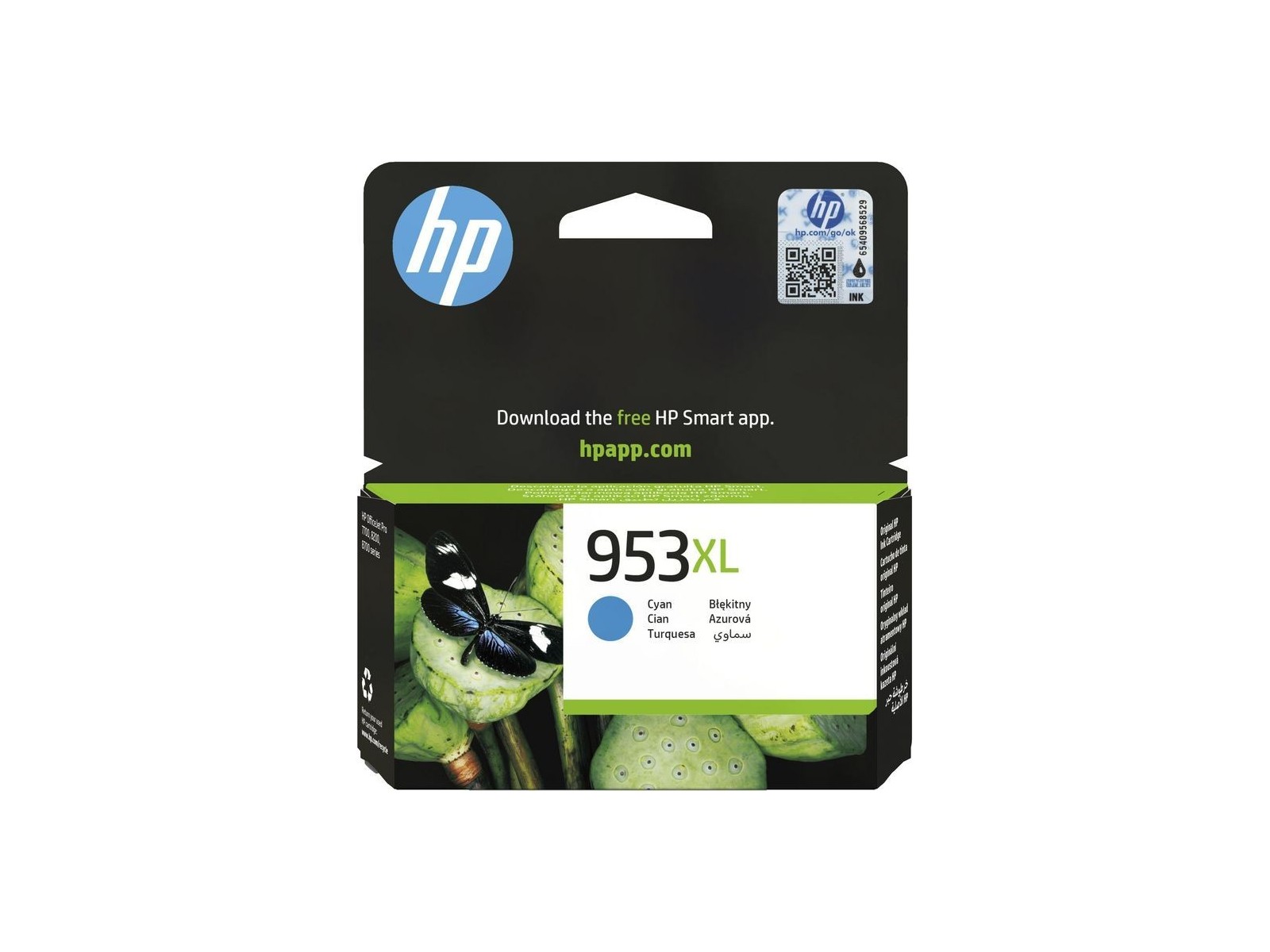 F6U16AE HP 953Xl High Yield Cyan Original Ink Cartridge F6U16AE HP 953Xl High Yield Cyan Original Ink Cartridge